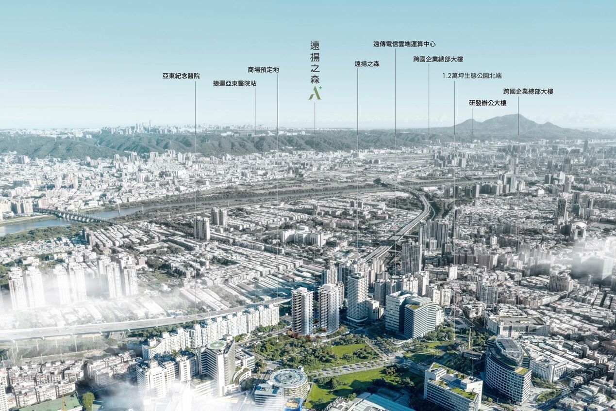 ▲▼板橋,遠揚之森A+,Tpark,捷運,輕軌,商場。（圖／業者提供）