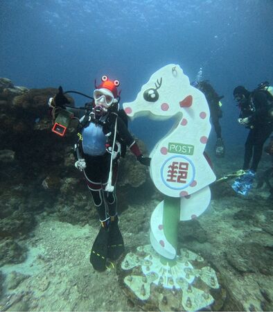 ▲錦雯與張家瑋、程雅晨到綠島跨年。（圖／民視提供）