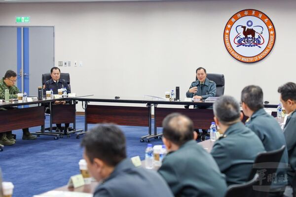 ▼國防部副部長鍾樹明昨主持「軍備局114年度年終工作檢討會」。（圖／軍聞社提供）