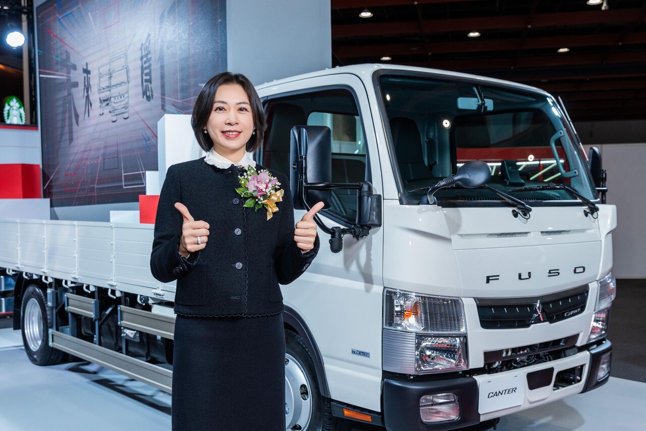 ▲順益集團董事長暨台灣戴姆勒亞洲商車副董事長林純姬。（圖／FUSO提供）