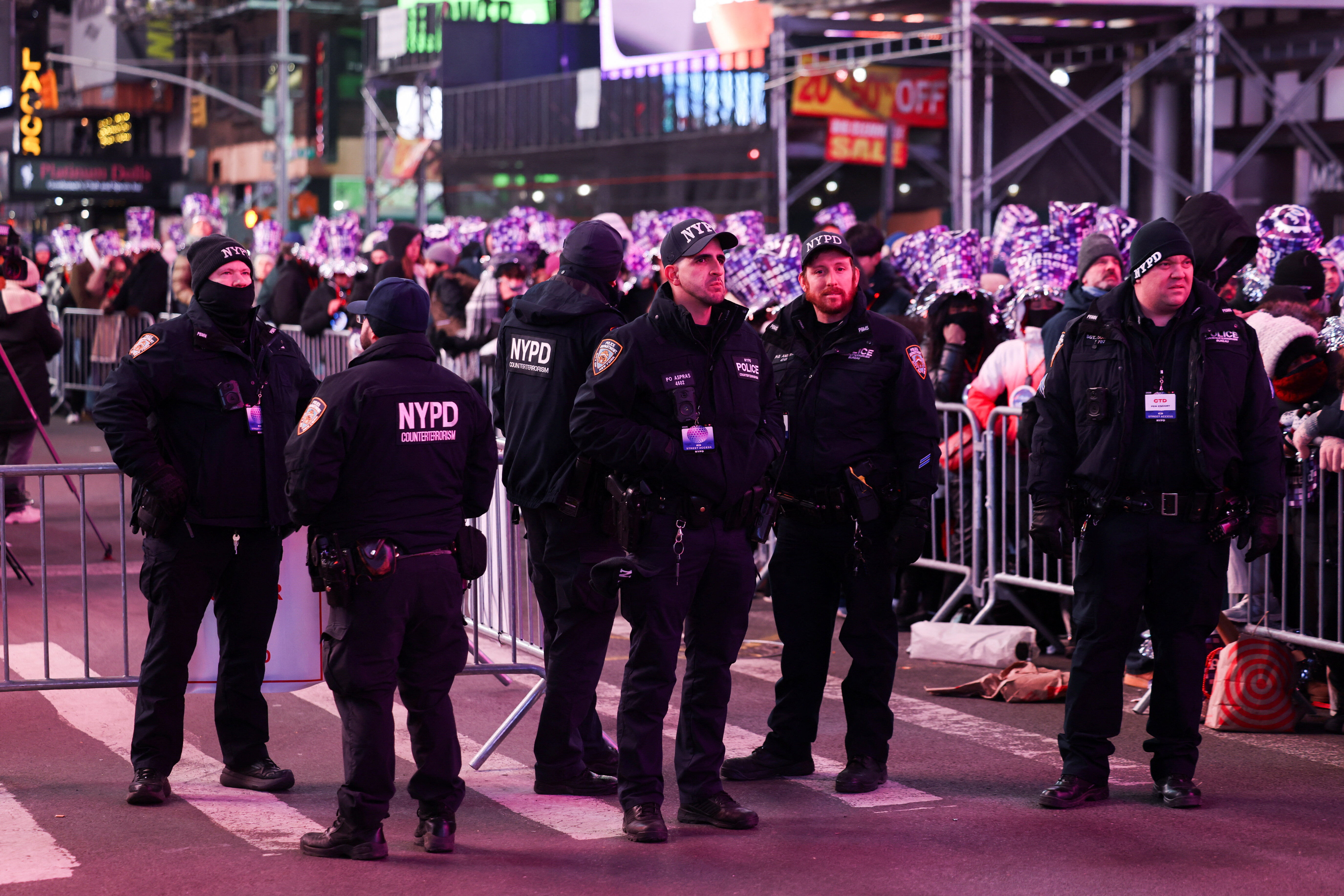 ▲▼ 美國紐約時報廣場跨年。（圖／路透）