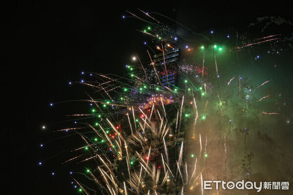 ▲2026台北101跨年煙火。（圖／記者林敬旻攝）