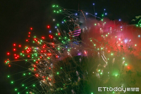 ▲2026台北101跨年煙火。（圖／記者林敬旻攝）