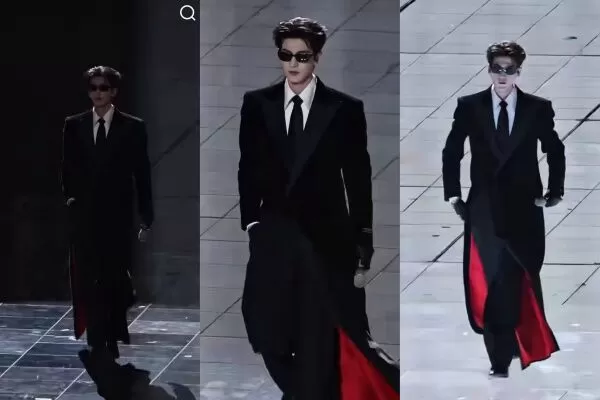 ▲張凌赫開場40秒走秀。（圖／翻攝自小紅書）