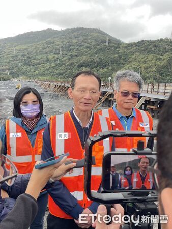 ▲▼馬太鞍溪鋼便橋自114年10月18日開工後已於1月1日早上10時正式通車。（圖／公路局提供，下同）