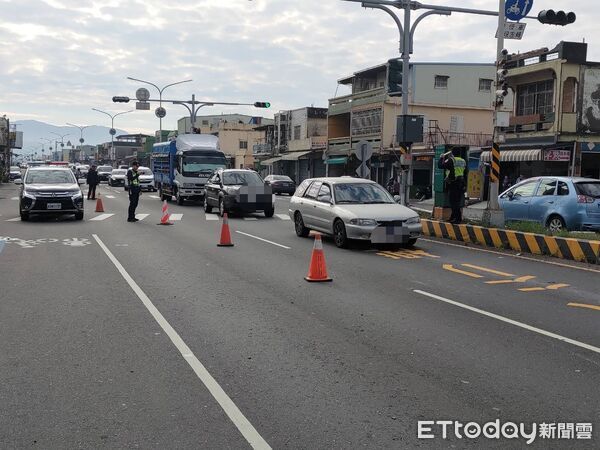 ▲台1線443.4公里交通事故。（圖／記者陳崑福翻攝）