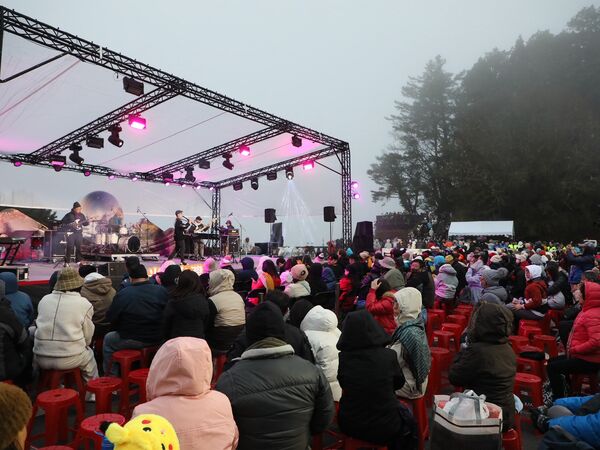 ▲▼ 「2026阿里山日出印象音樂會」今日在阿里山國家森林遊樂區熱鬧登場 。（圖／嘉義縣政府提供）