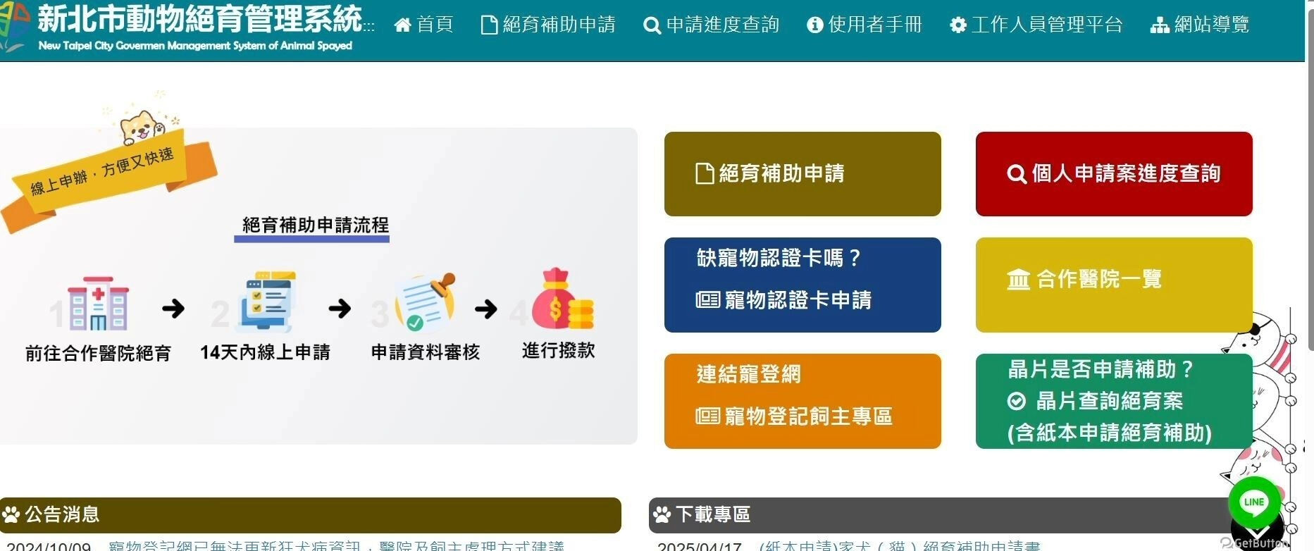 ▲新北動保處推犬貓絕育補助。（圖／新北市動保處提供）