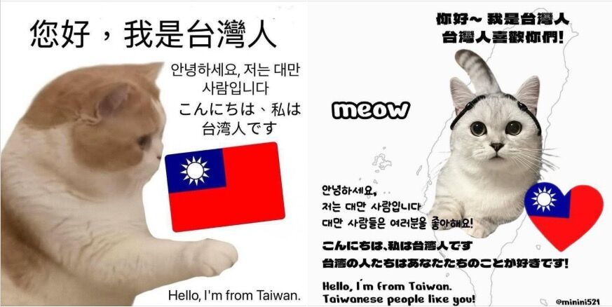 ▲▼Threads掀起「曬貓」潮，台灣人用多語自介。（圖／翻攝臉書／雷丘律師就決定是你了）