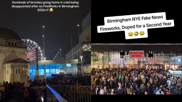 ▲▼數百人衝跨年「結果根本沒煙火」　連續2年騙倒一票人。（圖／翻攝X、TikTok）