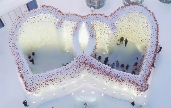 ▲雙心造型。（圖／翻攝自小紅書）