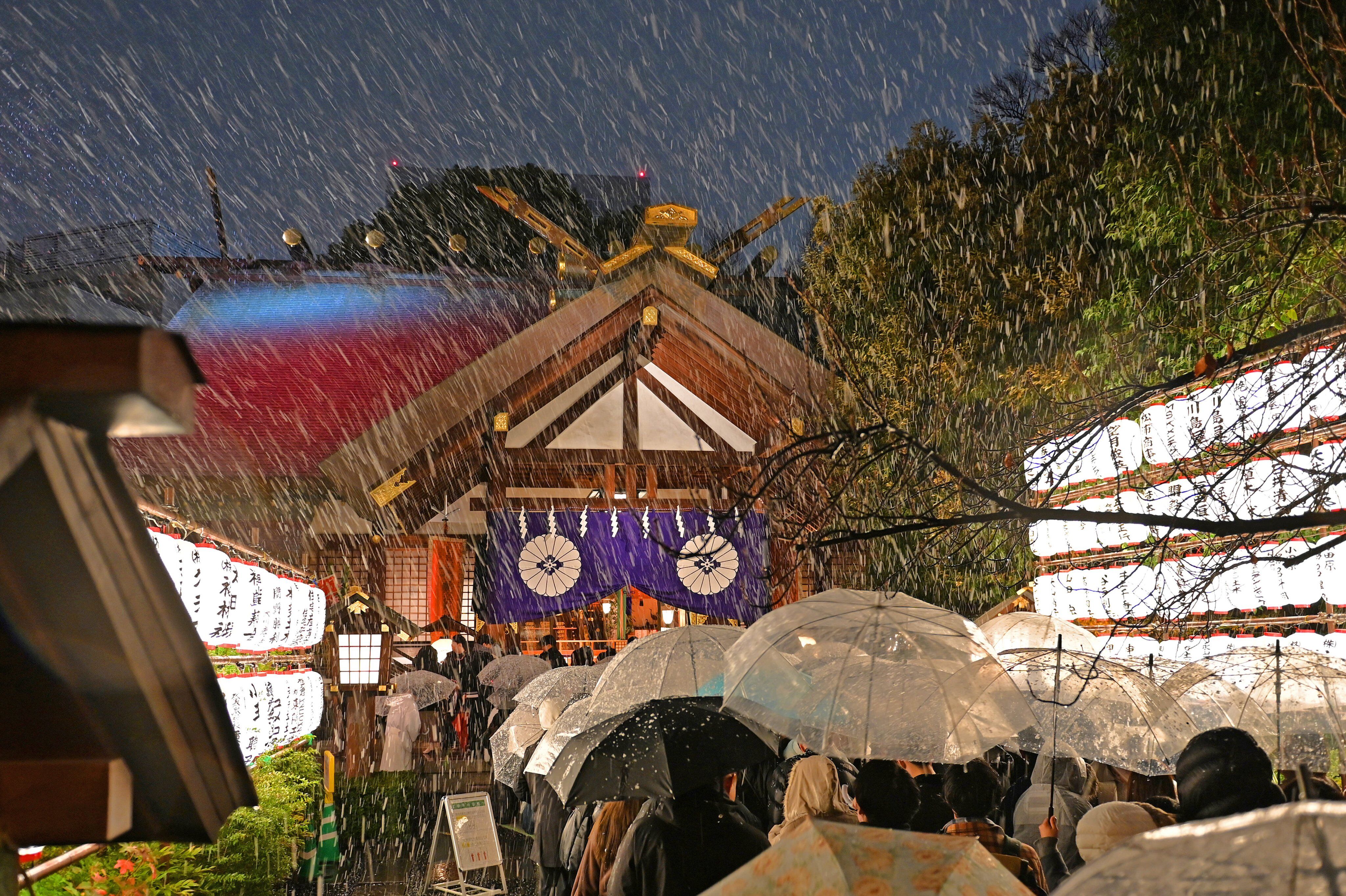 ▲▼東京降下初雪！。（圖／東京大神宮）