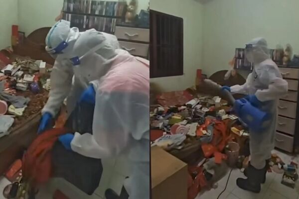 ▲▼失智母不知兒子死了！與腐屍共處4天才被發現。（圖／翻攝自臉書）