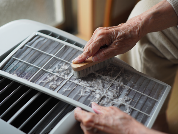 ▲家事達人揭居家五大高齡居家防災措施。（Reve AI協作圖／記者胡至欣製作，經編輯審核）