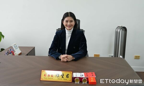 ▲陳璧君今日正式升任雲林縣副縣長履新。（圖／記者游瓊華翻攝）