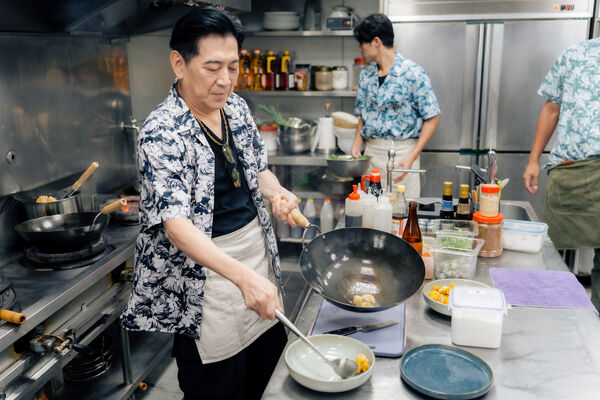 ▲大廚出身的高捷。（圖／好看娛樂）