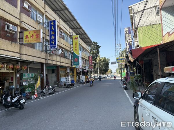▲內埔鄉中勝路段發生清潔隊員與女子爭吵。（圖／民眾提供）