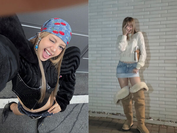 Lisa狂曬愛馬仕　拎毛茸茸凱莉包過冬超可愛