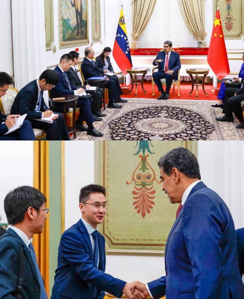 ▲馬杜洛被美國活捉前一天，才剛會見完中國特使。（圖／翻攝自馬杜洛臉書）