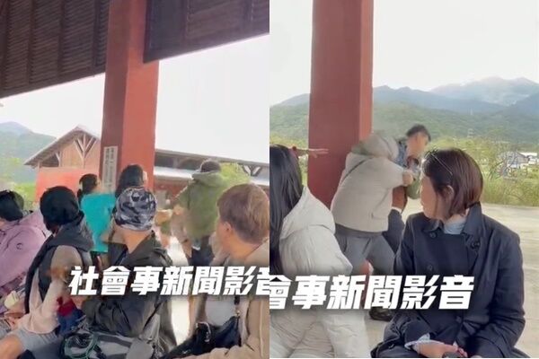 ▲▼新北市萬里區加投路一處泡腳池昨(3日)爆肢體衝突。（圖／記者郭世賢翻攝)