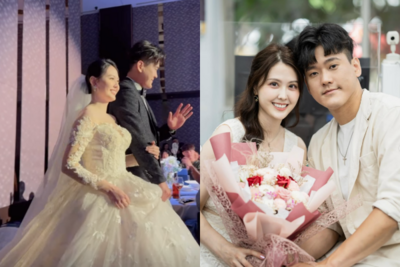 獨／台八女星嫁前國手！婚禮宣布懷孕「寶寶性別公開」絕美婚紗曝光