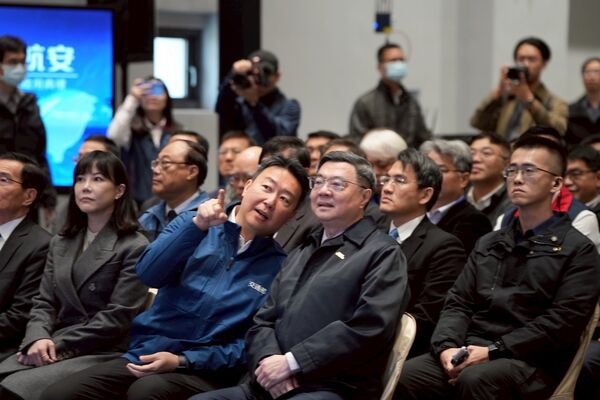 ▲▼行政院卓榮泰今（3日）出席「離岸風場航行空間船舶交通服務中心（VTS）啟用典禮」。（圖／行政院提供）