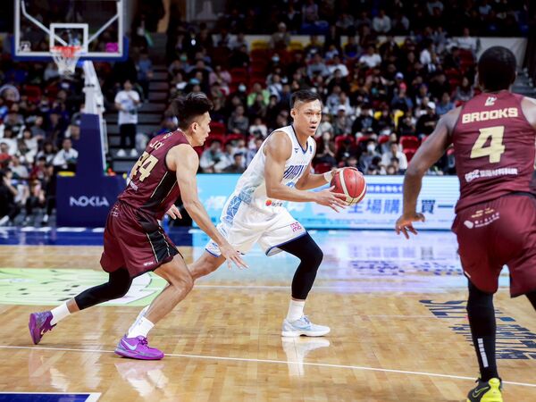 ▲「野獸」林志傑復出，首節三分球連發破網。（圖／勇士提供）