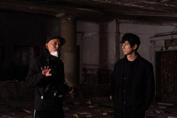 ▲《最親愛的陌生人》男主角西島秀俊(左起)、導演真利子哲也、女主角桂綸鎂日前接受台灣媒體訪問。（圖／甲上提供）