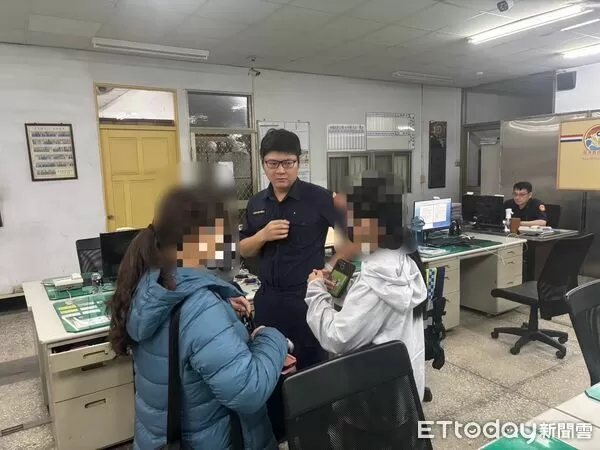 ▲潘姓母女求助內埔警方。（圖／記者陳崑福翻攝）