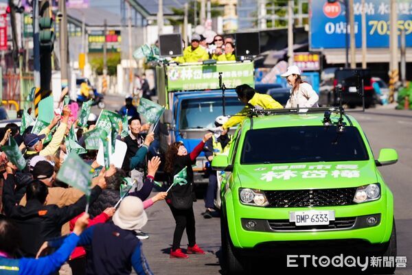 ▲▼初選倒數！邱議瑩合體黃捷車掃吸睛　賴瑞隆造勢找9立委站台   。（圖／記者賴文萱翻攝）