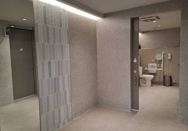 ▲北橫遊客中心智慧化公廁開放使用