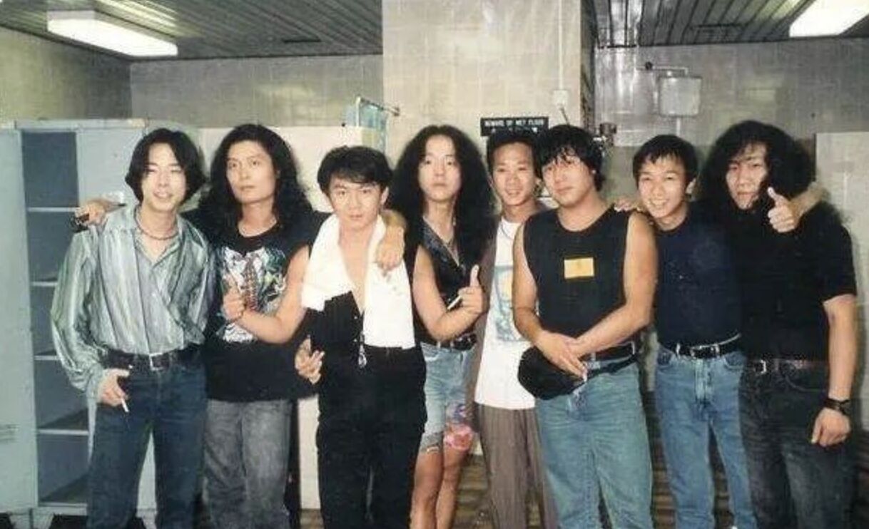 ▲郭傳林帶著黑豹樂隊在香港演出時，曾結識Beyond樂團。（圖／翻攝極目新聞）