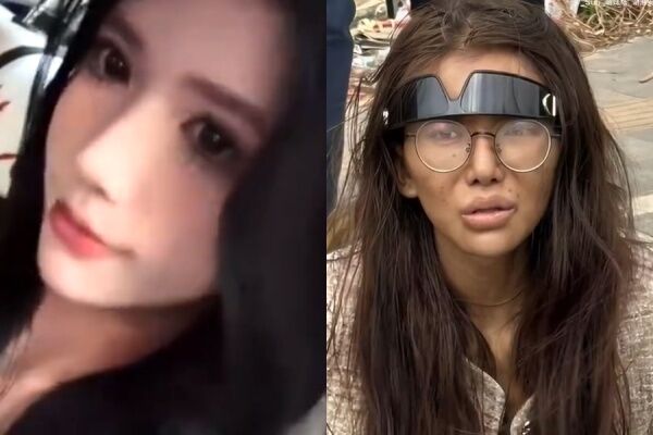 ▲▼陸26歲正妹網紅流落柬埔寨街頭，遭男友畫大餅。（圖／翻攝自微博）