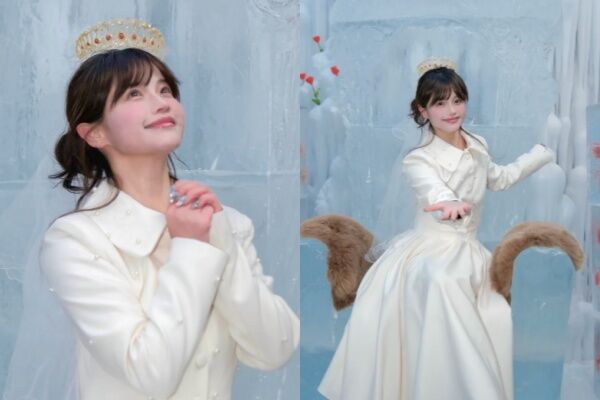 ▲▼長白山冰心島現3頂百萬「冰封皇冠」。（圖／翻攝自小紅書）