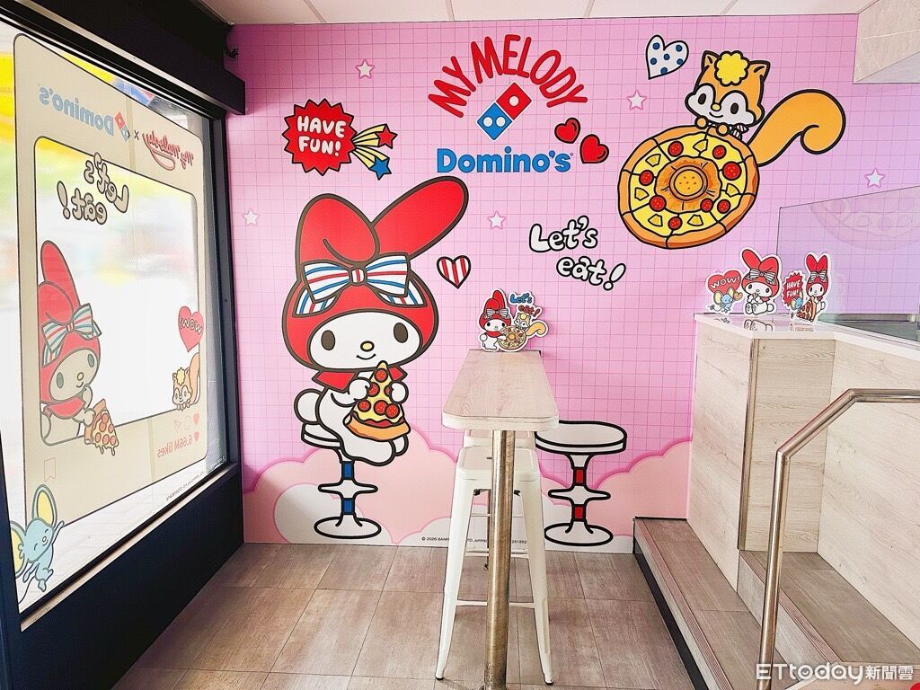 ▲▼達美樂驚喜找來三麗鷗人氣角色「美樂蒂」推出全新聯名活動。（圖／業者提供）