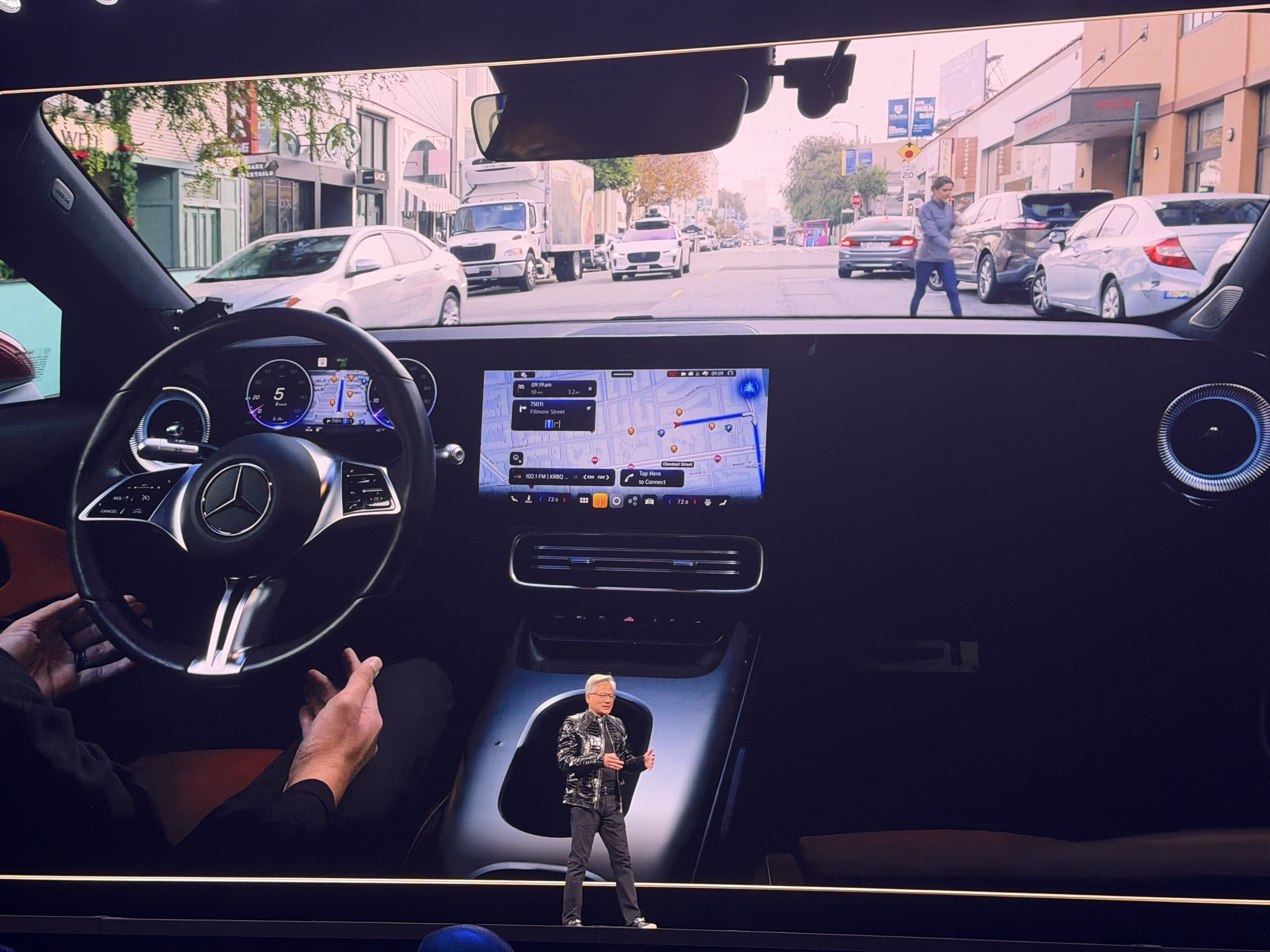 ▲▼黃仁勳CES發表自駕AI模型Alpamayo。（圖／記者高兆麟攝）