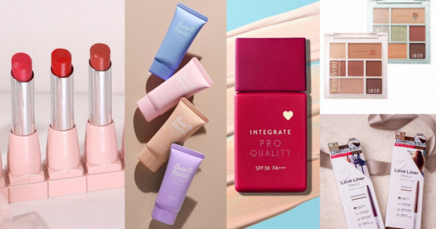 開架彩妝必買清單都在這篇！MAYBELLINE嘟嘟小粉管、1028濾鏡級飾底乳、INTEGRATE發光小奶瓶、Love Liner抗暈眼線一次整理！