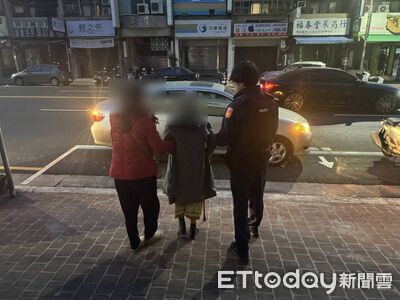 台中89歲嬤、10歲女童走失　六分局警助順利返家