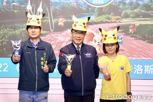 ▲《Pok&eacute;mon GO Tour：卡洛斯－台南》2026年重返台南，市長黃偉哲邀請全球訓練家春節來台南抓寶。（記者林東良翻攝，下同）