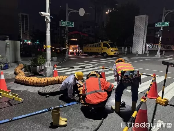 ▲台電變電箱故障，1100戶停電。（圖／記者賴文萱翻攝）