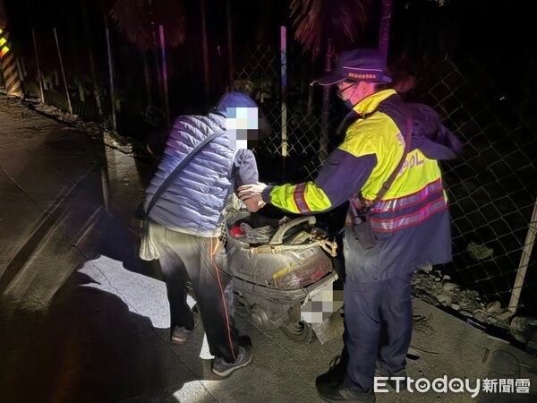 ▲里港警方找到曾姓阿北。（圖／記者陳崑福翻攝）