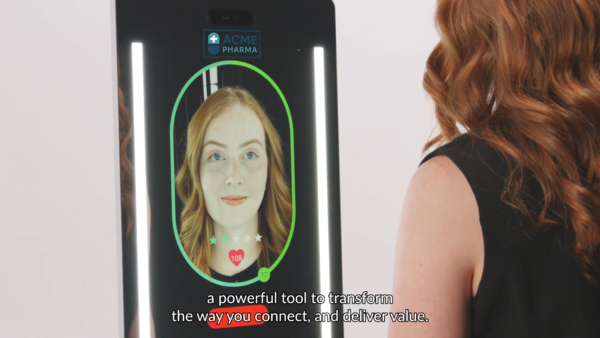 ▲加拿大科技公司 Nuralogix 在CES 2026 展出長壽鏡。（圖／ Nuralogix ）