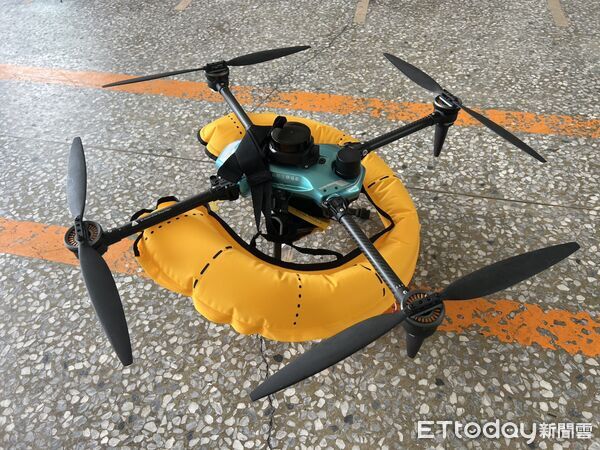 ▲消防局透過科技創新降低無人機執勤風險，提升救災效能與設備使用效益。（記者林東良翻攝，下同）