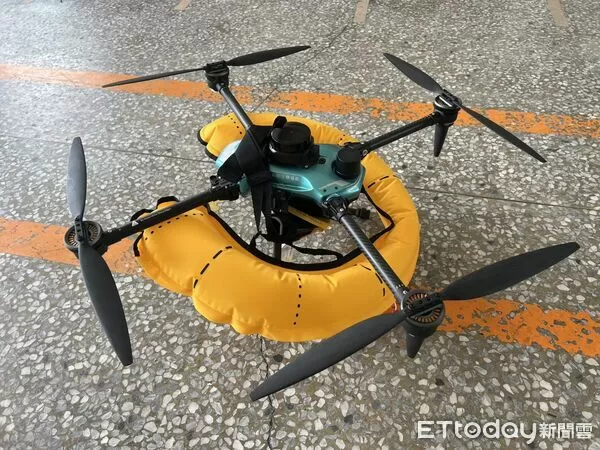 ▲消防局透過科技創新降低無人機執勤風險，提升救災效能與設備使用效益。（記者林東良翻攝，下同）