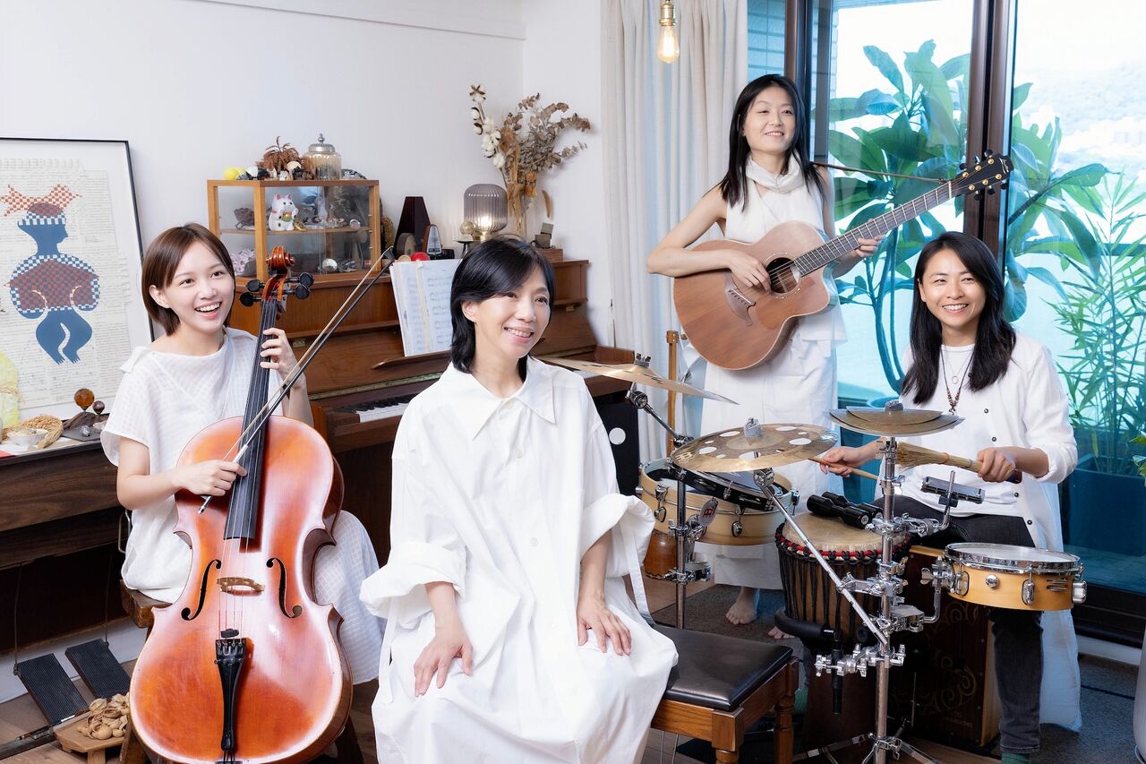 ▲▼萬芳和壯女們。（圖／原點概念提供）