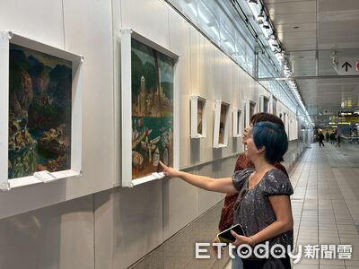 過年也可來！高捷攜手藝術平權協會到228　鹽埕埔站造溫暖城市畫廊