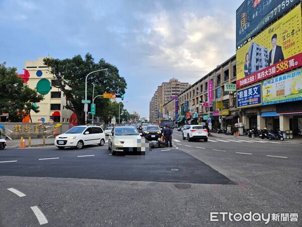 ▲屏東市和平路交通事故。（圖／記者陳崑福翻攝）