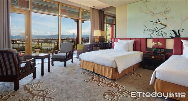 ▲▼高鐵「永續美好 慢遊台灣」專案入住台北圓山大飯店高級客房每晚6050元起。（圖／高鐵公司提供）