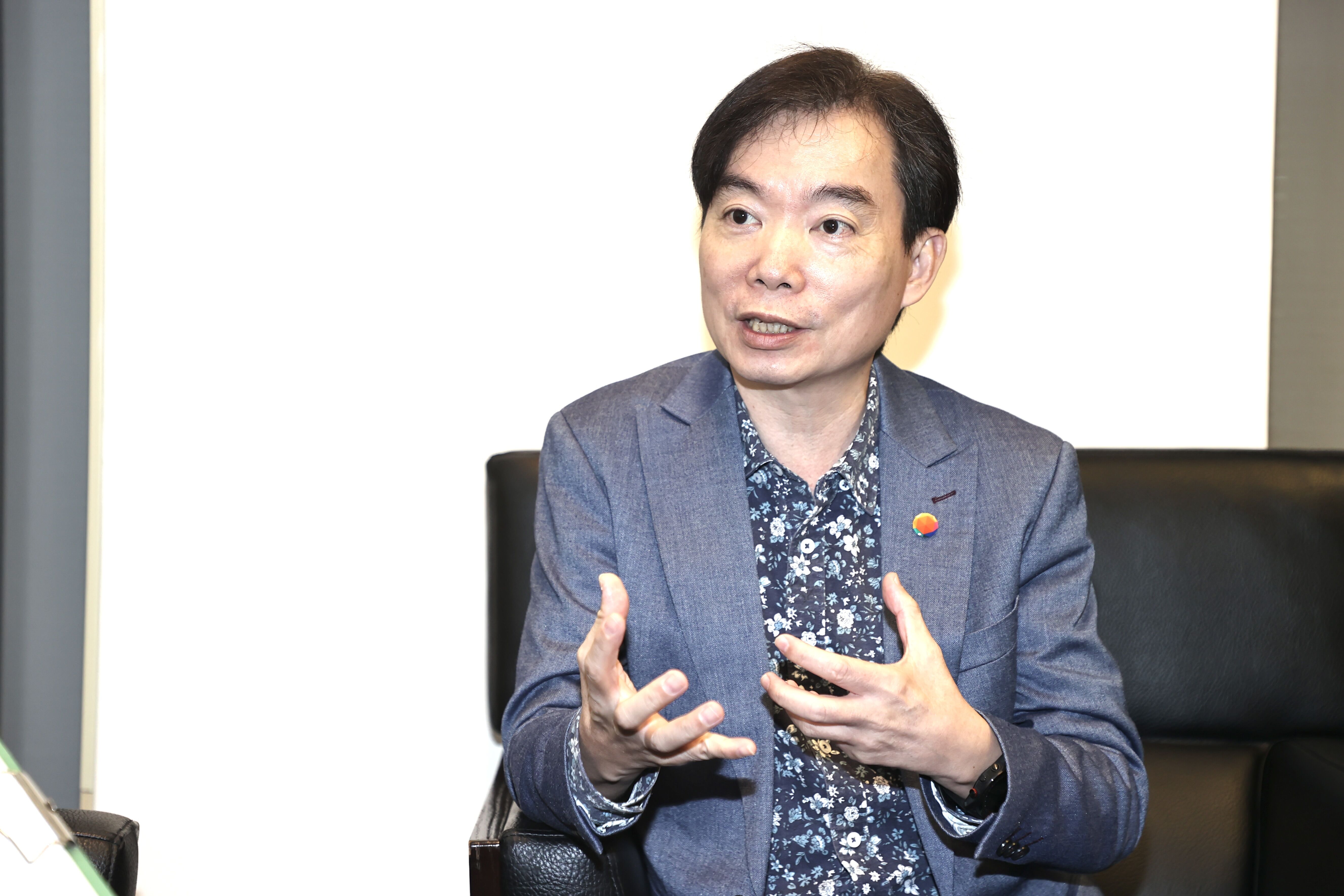 ▲▼ 台灣大哥大資訊長專訪蔡祈岩, 蔡祈岩     。（圖／記者徐文彬攝）