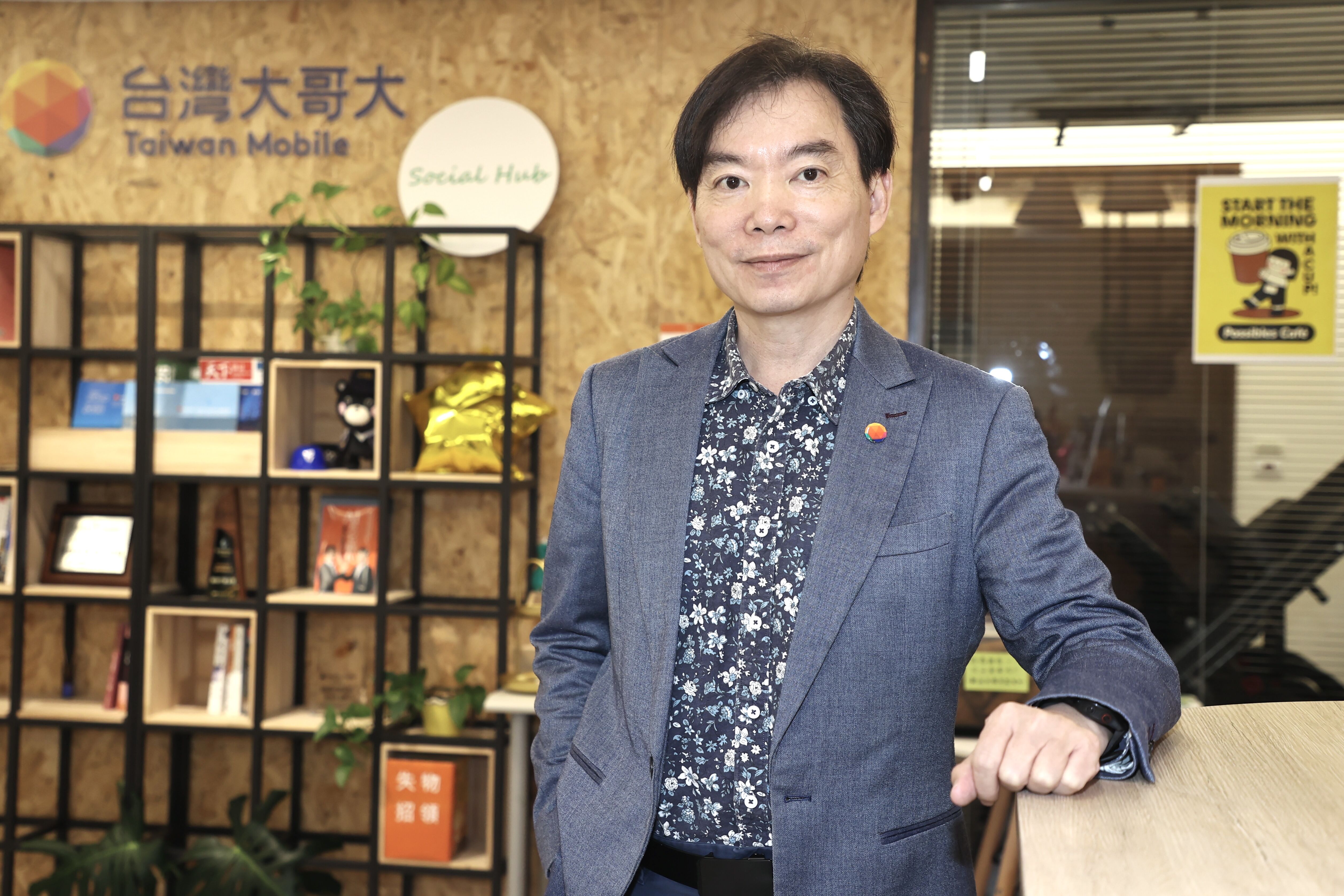 ▲▼ 台灣大哥大資訊長專訪蔡祈岩, 蔡祈岩       。（圖／記者徐文彬攝）